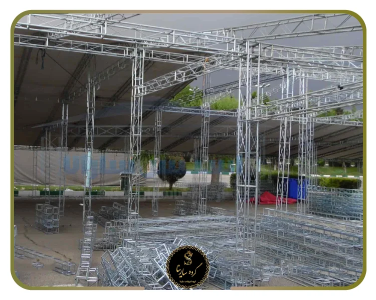 اجاره داربست نمایشگاهی یا اسپیس فریم