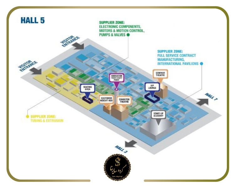 دریافت آخرین نقشه نمایشگاه
